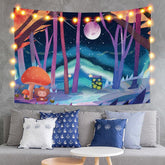 Lofaris Galaxy Trippy Novelty Cartoon Moon Custom Tapestry